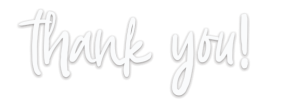 Thank you Message